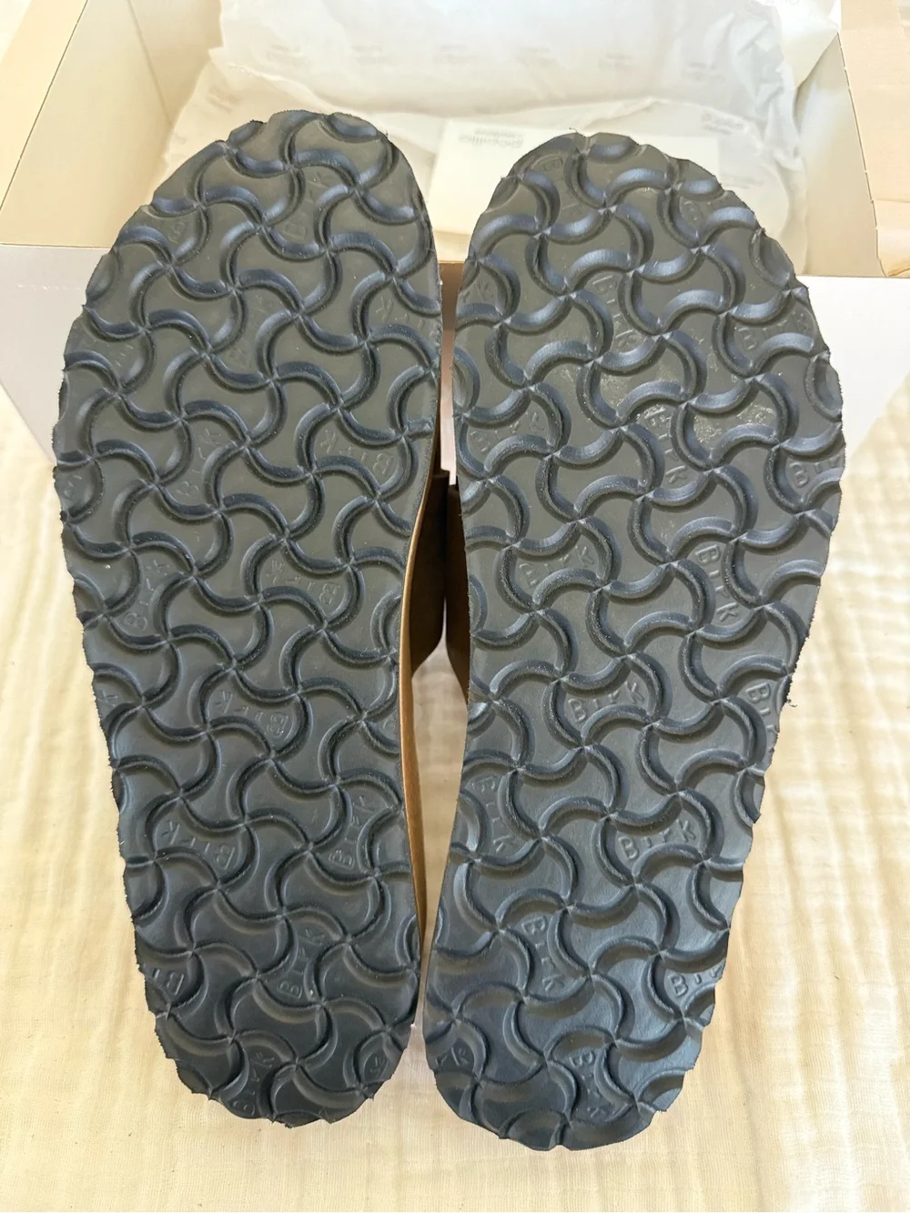 NWT Birkenstock Papillio Almina Nubuck Leather Sandals Size 38 Medium/Narrow